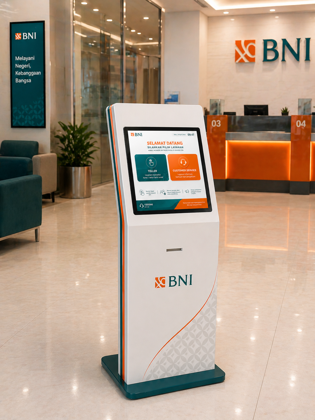 Diskon 15% Mesin Antrian Layar Sentuh